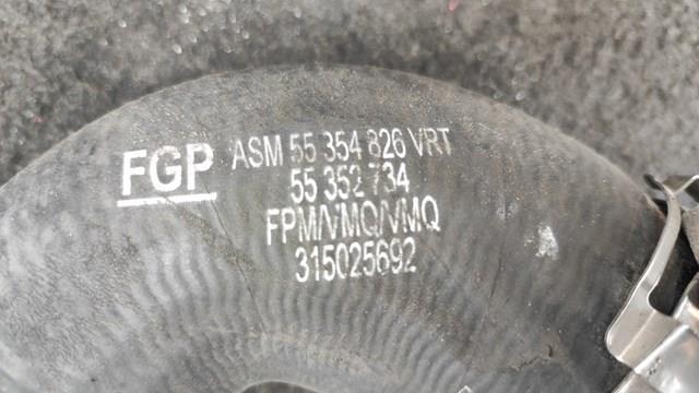 55352734 Opel Патрубок повітряний, вихід з турбіни (наддув)