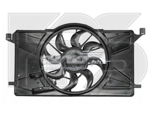 FP44W126 FPS Дифузор радіатора охолодження, в зборі з мотором і крильчаткою