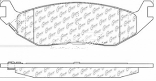 Задні гальмівні колодки Centric Parts 10208980 ціна, від 24.07 USD