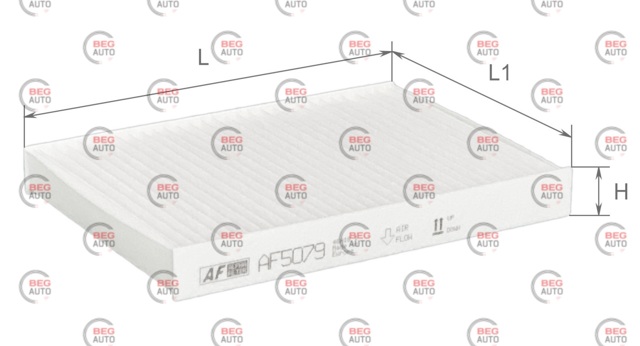 AF5079 Alpha Filter Внутрішньосалонний фільтр