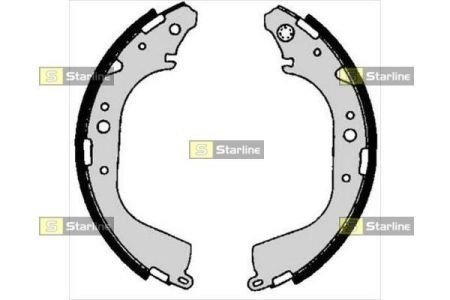 Купити BC06710 Starline Колодки гальмові задні, барабанні