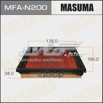 Повітряний фільтр MFAN200 Masuma