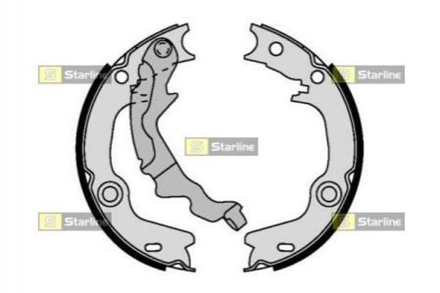 Колодки ручника / стоянкового гальма Starline BC09440 ціна, від 20.53 USD