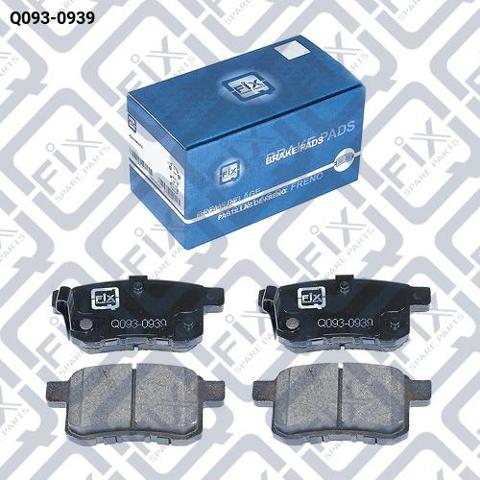Задні гальмівні колодки Q-fix Q0930939 ціна, від 16.51 USD