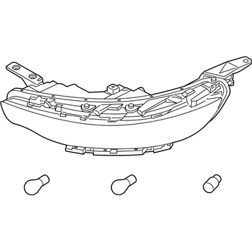 92207K0020 Hyundai/Kia Фара денного світла, ліва