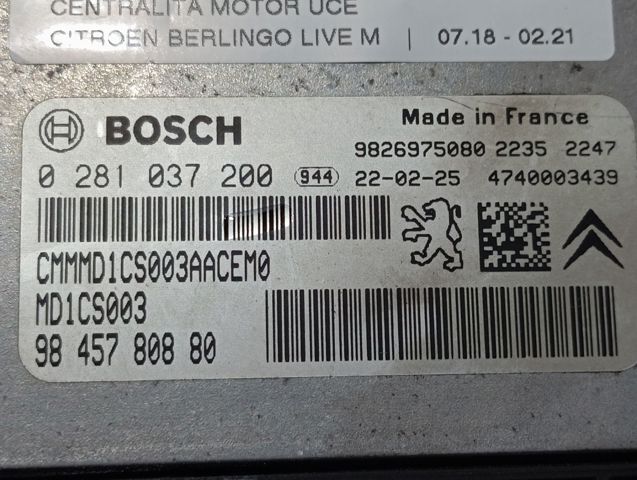 Купити 9826975080 Peugeot/Citroen 