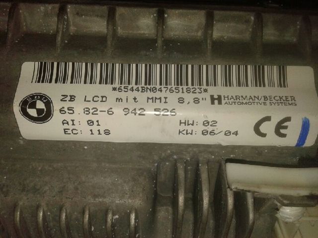  BMW 65826942526