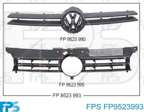 FP9523993 FPS Накладка решітки радіатора