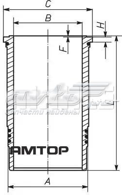 Гільза поршнева Mahle Original 037LW00102001 ціна, від 81.39 USD