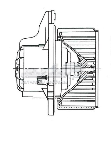 LFH0820 Luzar двигун вентилятора пічки (обігрівача салону)