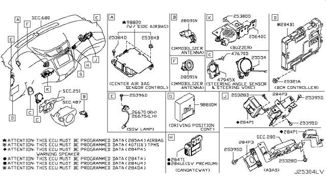  284P16FL1C Nissan/Infiniti