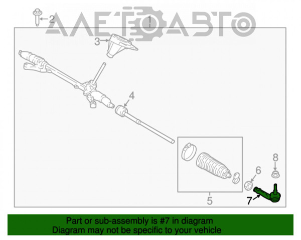 Купити CEF81R CTR Рульовий наконечник