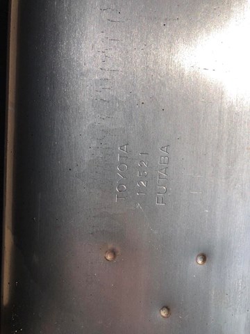 Глушник, задня частина 1743025221 Toyota