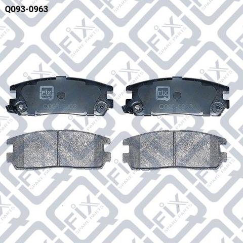 Купити Q0930963 Q-fix Задні колодки