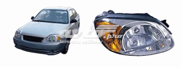 9210225510 Hyundai/Kia Основна фара - вставка