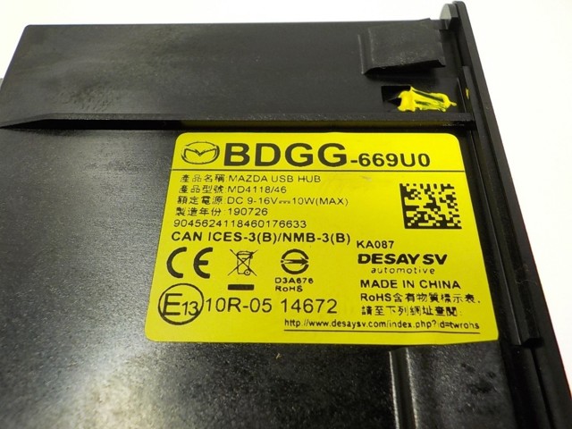 BDGG669U0 Mazda 