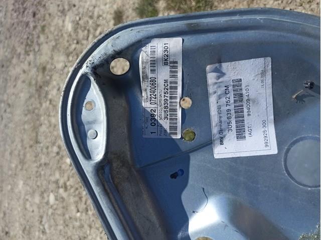 Купити 3U5839752 VAG Механізм склопідіймача двері задньої, правої