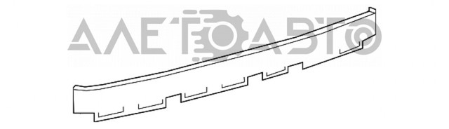 Наповнювач бампера заднього FPS FP7053985 ціна, від 22.22 USD
