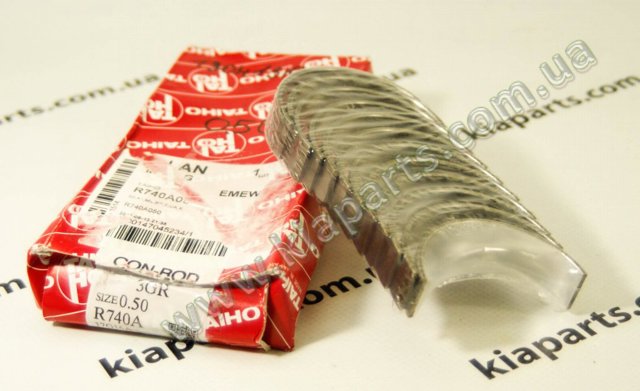 Вкладиші колінвала, шатунні, комплект, 2-й ремонт (+0,50) R740A050 Taiho