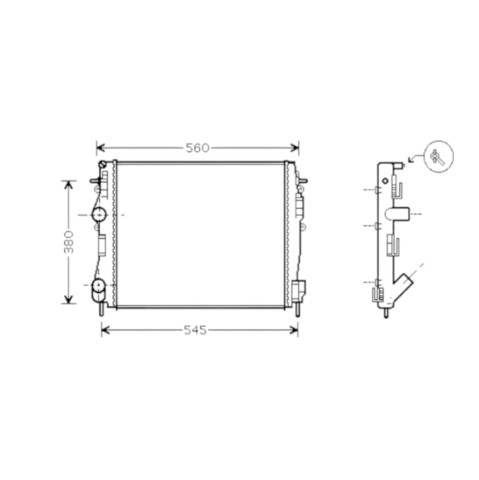 Радіатор R12902 Sato Tech
