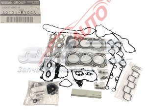 Комплект прокладок двигуна, повний Nissan/Infiniti A0101EY04A ціна, від 261.33 USD