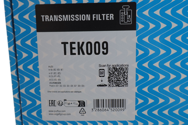 Фільтр АКПП TEK009 Purflux
