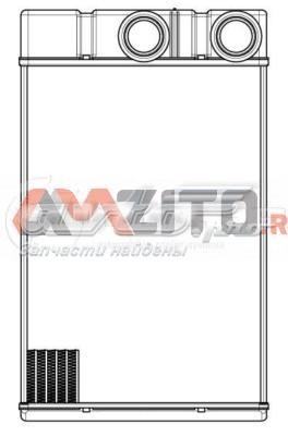 Радіатор пічки LRH0551 Luzar