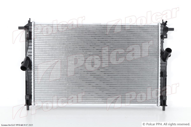 Купити 45C4081 Polcar Радіатор двигуна