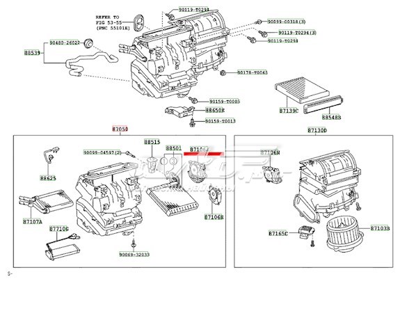 Двигун заслінки печі Toyota Prius (ZVW30) (Тойота Пріус)
