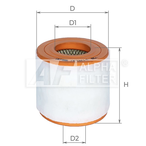 Купити AF0214 Alpha Filter Автомобільний фільтр повітря