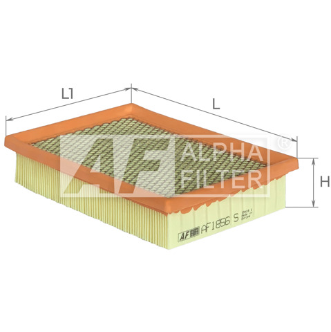Елемент повітряного фільтра Alpha Filter AF1856S ціна, від 4.38 USD