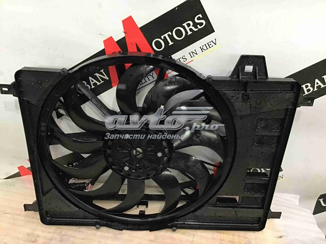 LR072085 Land Rover Дифузор радіатора охолодження, в зборі з мотором і крильчаткою