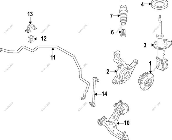 Купити BCKA33021 Mazda 