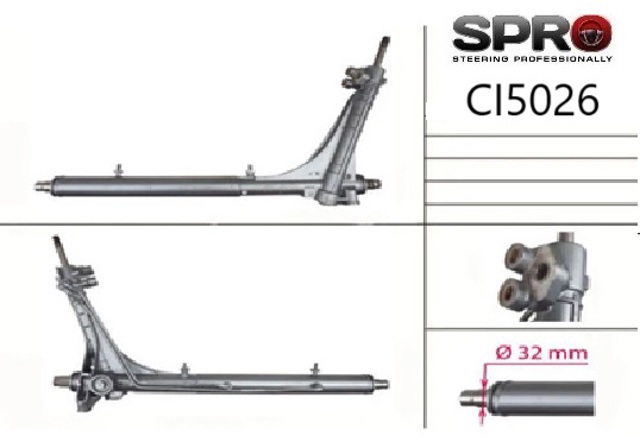 Рульова рейка CI226R MSG Rebuilding