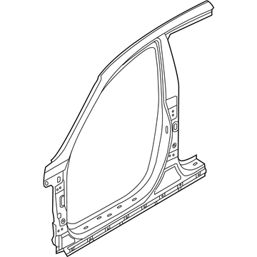 Отвір передніх лівих дверей Hyundai/Kia 71110D5A00 ціна, від 63.47 USD