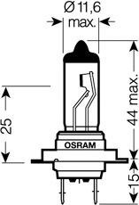 Лампочка галогенна 64215TSP OSRAM
