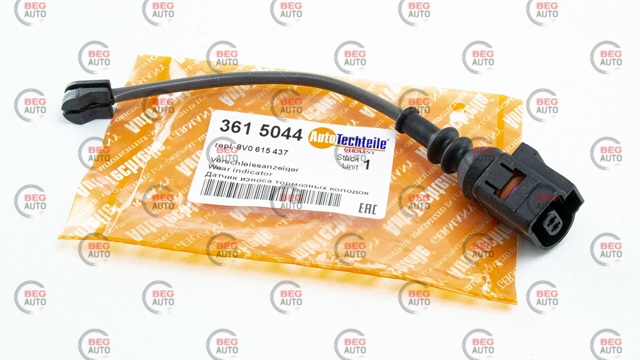 Сигналізатор знос гальмівних колодок Autotechteile 3615044 ціна, від 2.26 USD
