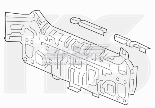 Панель багажного відсіку FPS FP3034660 ціна, від 99.67 USD