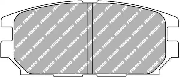 Задні гальмівні колодки Ferodo FCP1280R ціна, від 335.32 USD