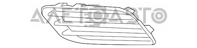 Решітка переднього бампера, права Opel Mokka (Опель Мокка)
