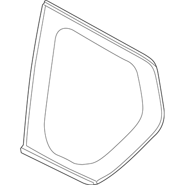 Купити 6272060D80 Toyota Скло багажного відсіку, ліве