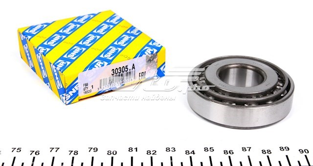 Підшипник маточини передньої, зовнішній SNR 30305A ціна, від 13.68 USD