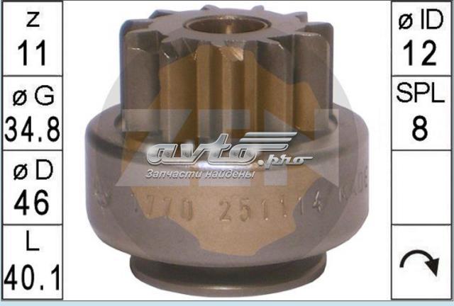 Купити ZN1770 ZEN Бендикс стартера
