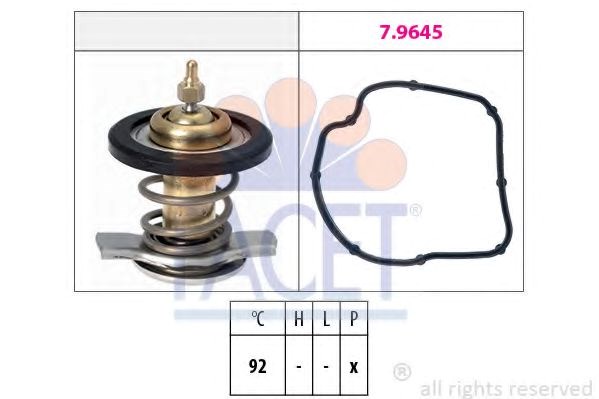 78847 Facet Корпус термостата в зборі
