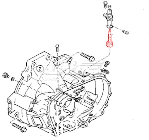 Шестерня спідометра, ведена Mazda 626 3 (GV) (Мазда 626)