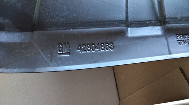 Купити 42804863 General Motors Повітропровід (дефлектор) радіатора, нижній