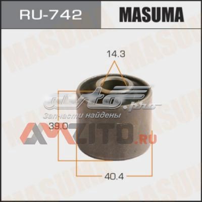Сайлентблок амортизатора переднього RU742 MASUMA