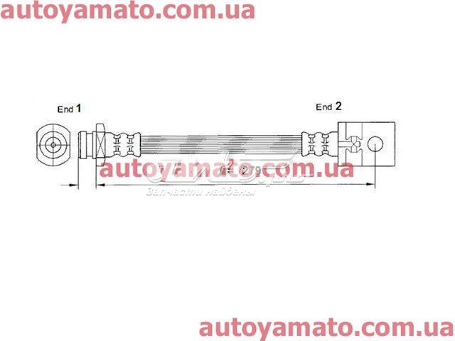 Шланг гальмівний задній K&K FT1979 ціна, від 15.22 USD