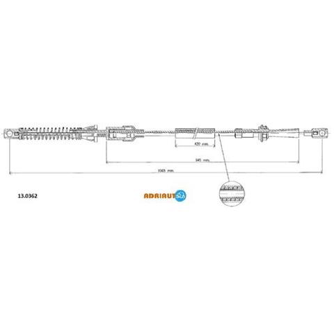 Трос газу Adriauto 130362 ціна, від 8.90 USD