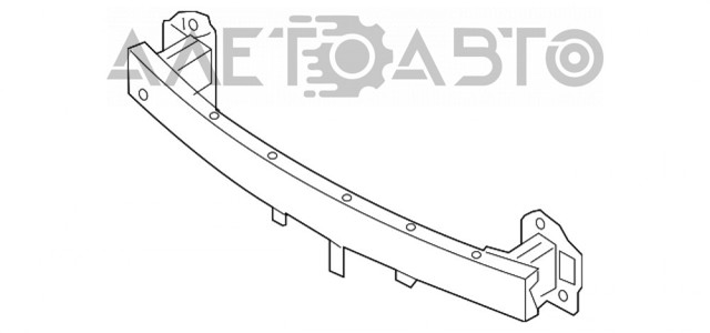 Шина бампера переднього FPS FP3252940P ціна, від 73.10 USD